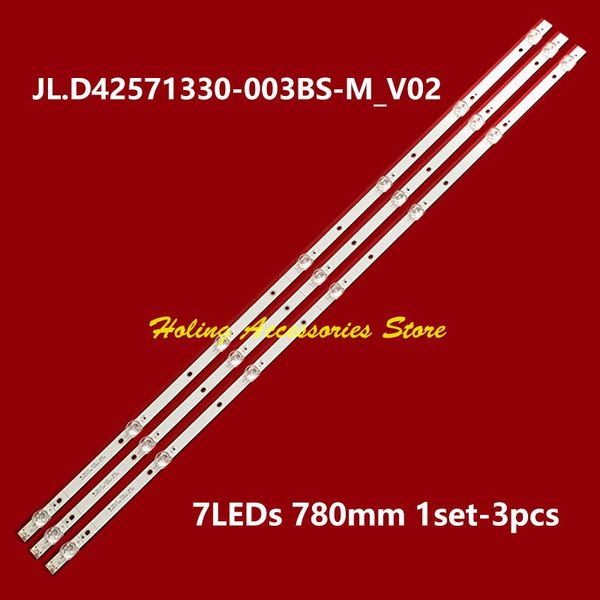 778mm led backlight strip 7 lamp for his ense 43'' tv hz43e35a hz43e30d hd425v1f71-t0k1 jl.d42571330-003bs-m_v02 003as 003cs v01 s
778mm led backlight strip 7 lamp for his ense 43'' tv hz43e35a hz43e30d hd425v1f71-t0k1 jl.d42571330-003bs-m_v02 003as 003cs v01 s