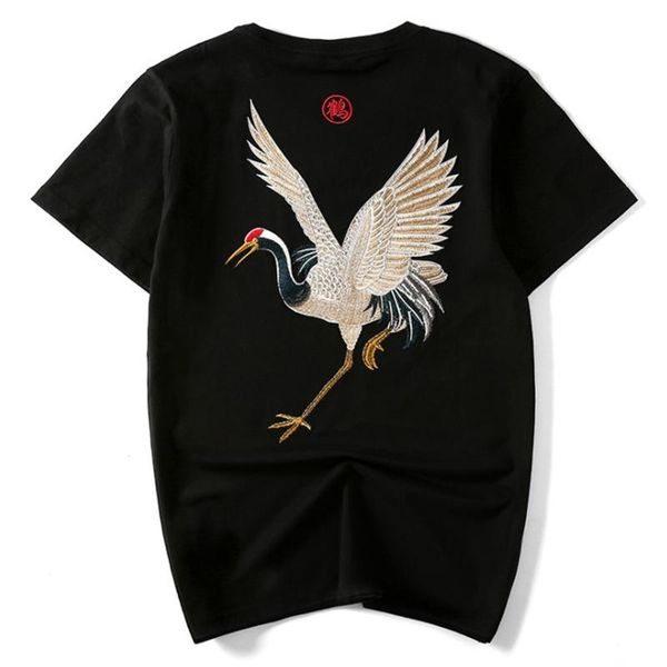 men's t-shirts 2021 short sleeve men and women summer hip hop t-shirt chinese style lovers embroidery, White;black
men's t-shirts 2021 short sleeve men and women summer hip hop t-shirt chinese style lovers embroidery, White;black