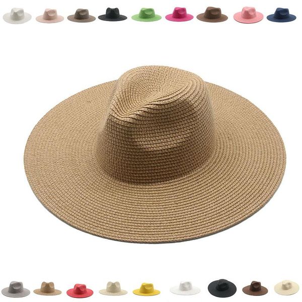wide brim hats sun hat summer panama women men caps solid straw bucket outdoor beach protective handmade casual cap women's, Blue;gray
wide brim hats sun hat summer panama women men caps solid straw bucket outdoor beach protective handmade casual cap women's, Blue;gray