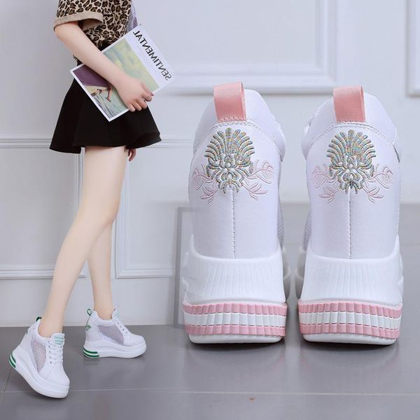 dress shoes 2021 summer super high heel breathable muffin wedge mesh heightening, Black
dress shoes 2021 summer super high heel breathable muffin wedge mesh heightening, Black