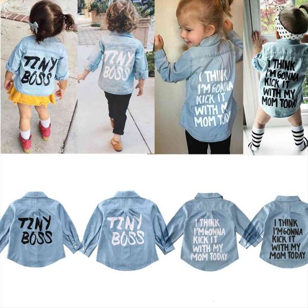 autumn toddler kids baby boys girls shirts clothes denim letter print long sleeve shirt casual outerwear 2 7y, White;black
autumn toddler kids baby boys girls shirts clothes denim letter print long sleeve shirt casual outerwear 2 7y, White;black