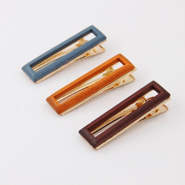 korean style retro card square cut-out barrettes wooden geometric clip, Golden;silver
korean style retro card square cut-out barrettes wooden geometric clip, Golden;silver