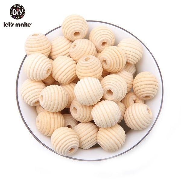 let's make wood teether beads 200pcs 18mm unfinished non-toxic natural wooden screw thread carved ball bead baby 211106
let's make wood teether beads 200pcs 18mm unfinished non-toxic natural wooden screw thread carved ball bead baby 211106
