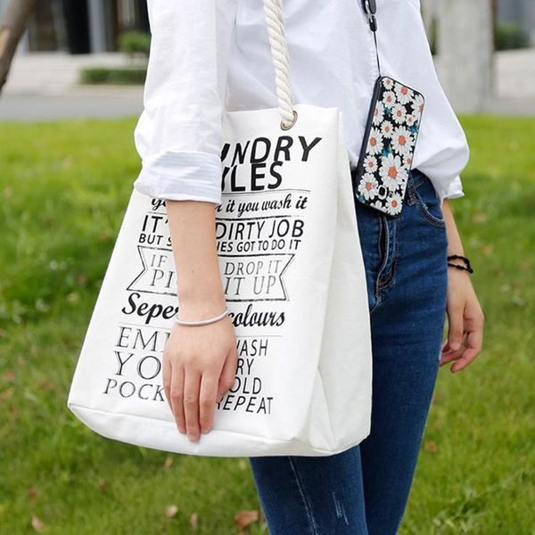 storage bags nordic home style fashion casual street shopping reusable foldable cotton rope handle large capacity linen tote bag
storage bags nordic home style fashion casual street shopping reusable foldable cotton rope handle large capacity linen tote bag