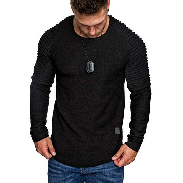 men's t-shirts 4 colors mens t shirts slub cotton folds bottoming shirt long-sleeved fashion bodybuilding fitness clothes m2ye, White;black
men's t-shirts 4 colors mens t shirts slub cotton folds bottoming shirt long-sleeved fashion bodybuilding fitness clothes m2ye, White;black