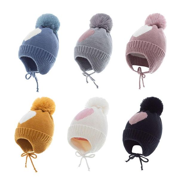 caps & hats cute heart print pompom baby hat soft ear protection born girl boy knitted cap autumn winter warm thick infant toddler beanie, Yellow
caps & hats cute heart print pompom baby hat soft ear protection born girl boy knitted cap autumn winter warm thick infant toddler beanie, Yellow