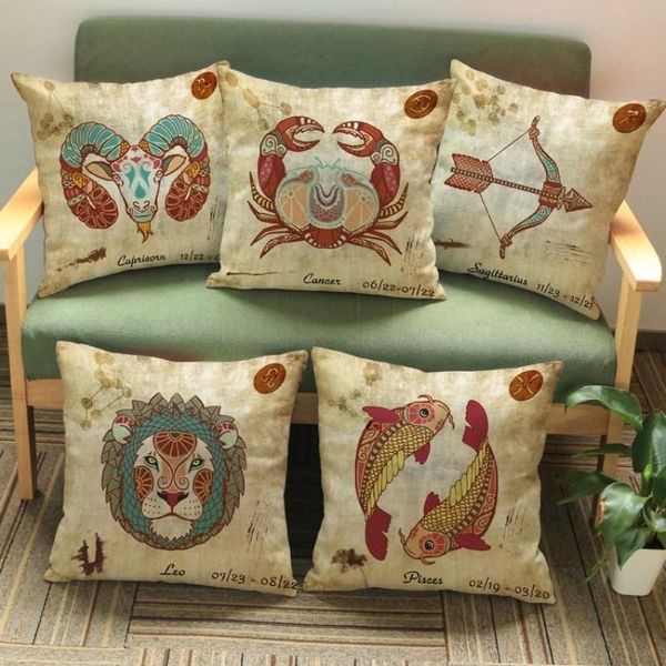 vintage 12 signs zodiac capricorn aquarius pisces decorative coffee shop pillow covers sofa chair cushion cover decor cushion/decorative
vintage 12 signs zodiac capricorn aquarius pisces decorative coffee shop pillow covers sofa chair cushion cover decor cushion/decorative