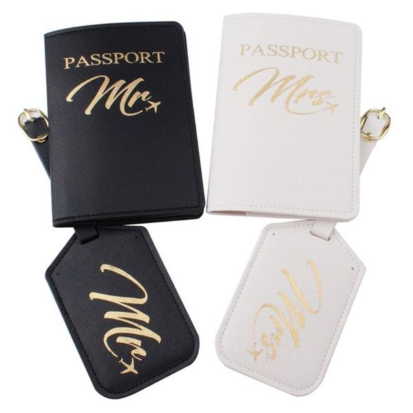 card holders 4pcs/set pu leather passport case holder with luggage tags couples travel id protector for women men, Brown;gray
card holders 4pcs/set pu leather passport case holder with luggage tags couples travel id protector for women men, Brown;gray