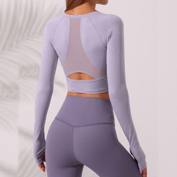 yoga outfit autumn beautiful back hollow women shirt long-sleeved thumb hole running quick-drying sports tight breathable dance top
yoga outfit autumn beautiful back hollow women shirt long-sleeved thumb hole running quick-drying sports tight breathable dance top