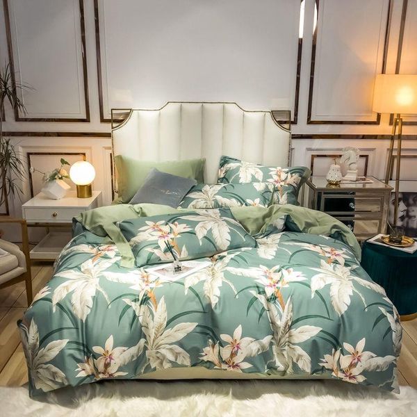 bedding sets cotton four-piece high-end 1800-pin long-staple quilt cover european and american style double
bedding sets cotton four-piece high-end 1800-pin long-staple quilt cover european and american style double