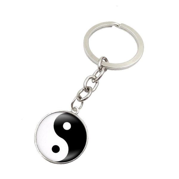 keychains fashion charm keychain yin and yang tai chi glass round dome pendant key chain llaveros mujer ring 2021 women gifts, Silver
keychains fashion charm keychain yin and yang tai chi glass round dome pendant key chain llaveros mujer ring 2021 women gifts, Silver