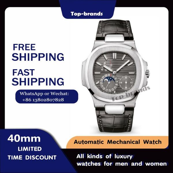 wristwatches nautilus sport elegant automatic mechanical watch rose gold white stainless steel men's moon phase display, Slivery;brown
wristwatches nautilus sport elegant automatic mechanical watch rose gold white stainless steel men's moon phase display, Slivery;brown