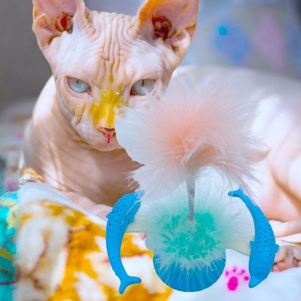 cat toys feathers play game kitten interactive pet supplies windmill toy funny blue fish
cat toys feathers play game kitten interactive pet supplies windmill toy funny blue fish