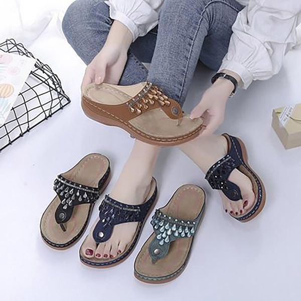 sandals women's wedge heel multicolor rhinestone flip flops beach and slippers zapatos mujer chaussure femme sandalias, Black
sandals women's wedge heel multicolor rhinestone flip flops beach and slippers zapatos mujer chaussure femme sandalias, Black