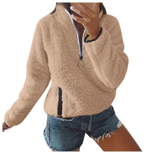 women's hoodies & sweatshirts women sweatshirt coat hoodie long sleeve fleece warm fuzzy hooded pullover pocket coats woman clothes, Black
women's hoodies & sweatshirts women sweatshirt coat hoodie long sleeve fleece warm fuzzy hooded pullover pocket coats woman clothes, Black