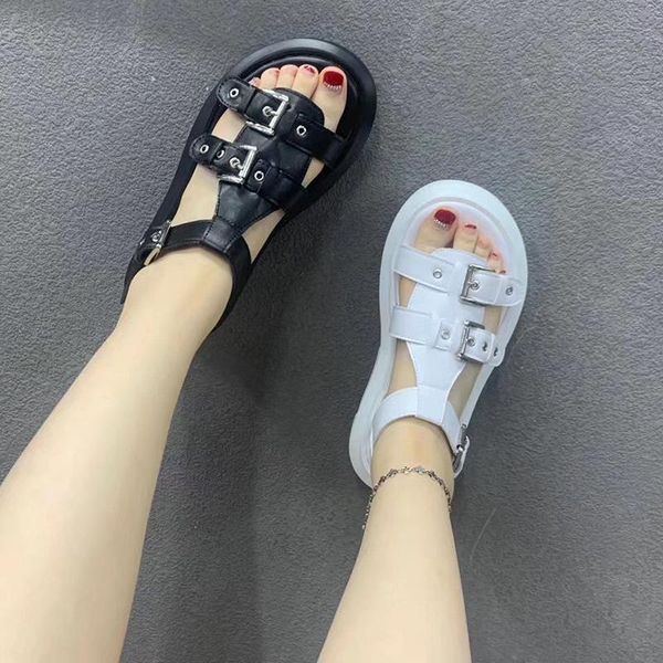 drop fashion buckle ankle strap sandals women summer black silver thick bottom platform shoes woman hollow out sandalias
drop fashion buckle ankle strap sandals women summer black silver thick bottom platform shoes woman hollow out sandalias