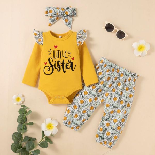 clothing sets born baby boys girl cute print girls european and american sisters dress sister sun flower romper 3pc suit, White
clothing sets born baby boys girl cute print girls european and american sisters dress sister sun flower romper 3pc suit, White