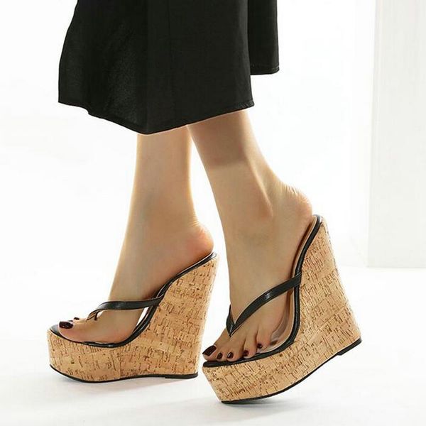 super high heels large size 35-42 platform wedges pinch slippers mules shoes women sandals drop ship, Black
super high heels large size 35-42 platform wedges pinch slippers mules shoes women sandals drop ship, Black