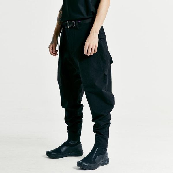 men's pants men trousers nosucism multi-pocket hem zipper techwear ninjawear streetwear aesthetic, Black
men's pants men trousers nosucism multi-pocket hem zipper techwear ninjawear streetwear aesthetic, Black