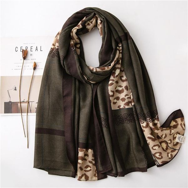 scarves 2021 leopard classic color matching fashion cotton scarf women winter version wild split shawl dual use, Blue;gray
scarves 2021 leopard classic color matching fashion cotton scarf women winter version wild split shawl dual use, Blue;gray