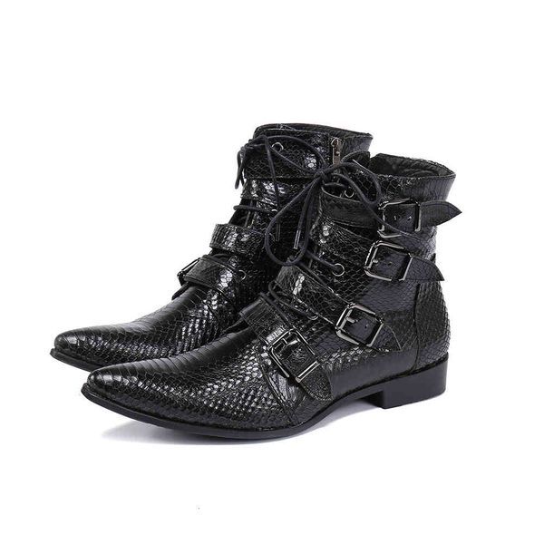 boots summer man buckle strap shoes dress model show banquet party personalized cow leather marry men's shoes a8ht, Black
boots summer man buckle strap shoes dress model show banquet party personalized cow leather marry men's shoes a8ht, Black
