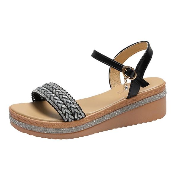 dress shoes sagace women luxury crystal wedge sandals fish mouth female fashion comfortable outside walking 2021, Black
dress shoes sagace women luxury crystal wedge sandals fish mouth female fashion comfortable outside walking 2021, Black