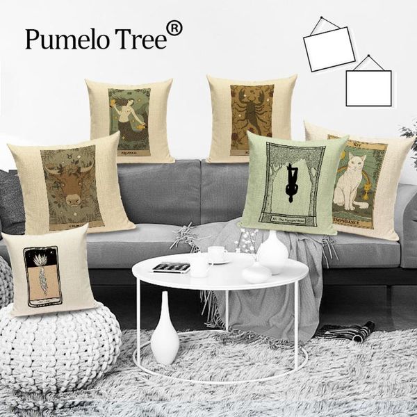 abstract retro decorative throw pillows case cat tarot card divination pillow cushion cover cow linen sofa home decoration cushion/decorativ
abstract retro decorative throw pillows case cat tarot card divination pillow cushion cover cow linen sofa home decoration cushion/decorativ