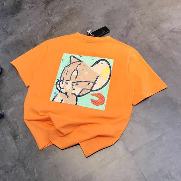 luxury design trendy cartoon three dimensional printing short sleeve simple personality loose slim round neck t-shirt for men and women, White
luxury design trendy cartoon three dimensional printing short sleeve simple personality loose slim round neck t-shirt for men and women, White