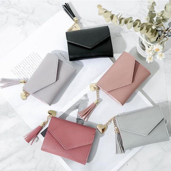 cute ladies wallet leather multi function mini women trend student coin purse credit card bag, Red;black
cute ladies wallet leather multi function mini women trend student coin purse credit card bag, Red;black