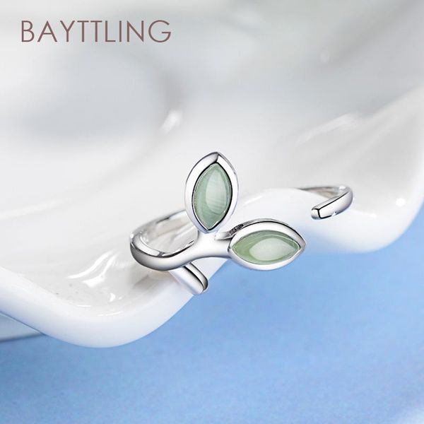 cluster rings bayttling 925 sterling silver fine simple leaf opal open ring for woman fashion wedding jewelry couple gift, Golden;silver
cluster rings bayttling 925 sterling silver fine simple leaf opal open ring for woman fashion wedding jewelry couple gift, Golden;silver