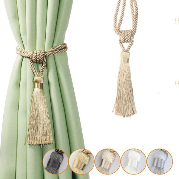 1pc handmade tassel curtain tieback room accessories gold buckle rope home decoration holdback window fringe other decor
1pc handmade tassel curtain tieback room accessories gold buckle rope home decoration holdback window fringe other decor