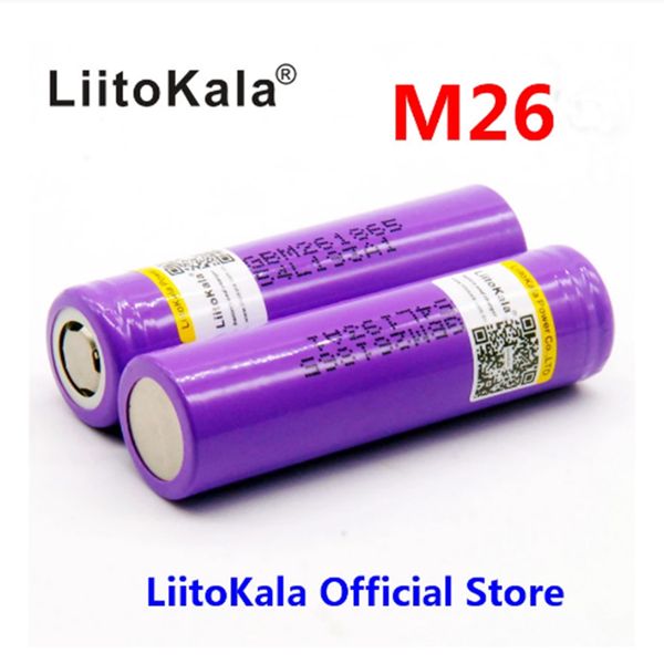 100% original liitokala for m26 18650 2600mah battery 10a icr18650 3.7v charge 18650flashlight power bank
100% original liitokala for m26 18650 2600mah battery 10a icr18650 3.7v charge 18650flashlight power bank