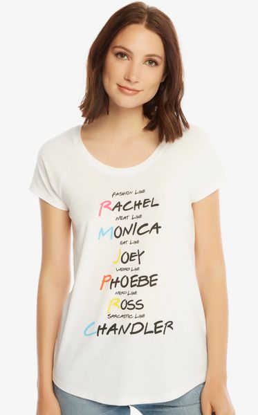 friends tv show it be like that girls women's t-shirt new official & licensed, White;black
friends tv show it be like that girls women's t-shirt new official & licensed, White;black