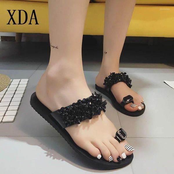 slippers xda 2021 women sandals casual summer flat female crystal outside beach roman slipper comfortable woman footwear l1321, Black
slippers xda 2021 women sandals casual summer flat female crystal outside beach roman slipper comfortable woman footwear l1321, Black