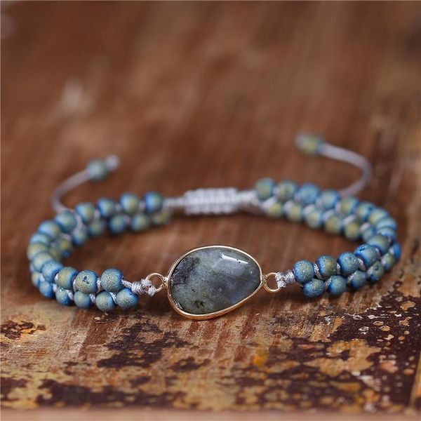 natural stone labradorites charm bracelets boho beaded braided macrame wrap bracelet women jewelry wholesale dropship, Golden;silver
natural stone labradorites charm bracelets boho beaded braided macrame wrap bracelet women jewelry wholesale dropship, Golden;silver