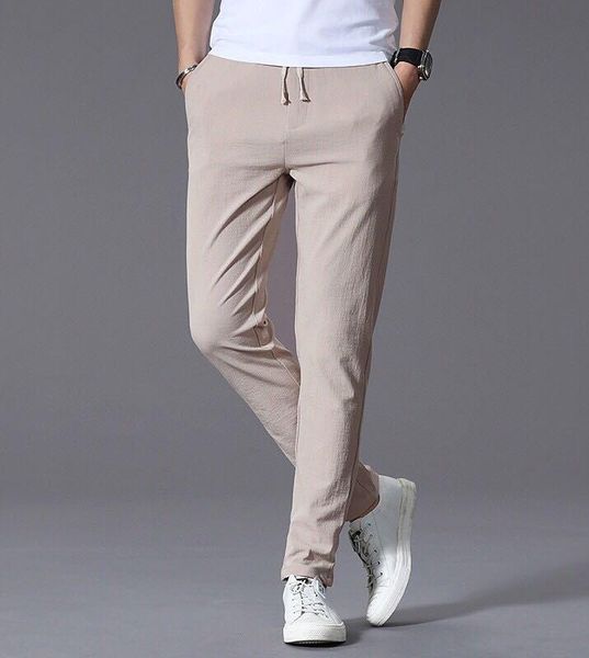 men's pants summer hazzy haggis 2021 ice silk linen high elastic thin casual trousers, Black
men's pants summer hazzy haggis 2021 ice silk linen high elastic thin casual trousers, Black