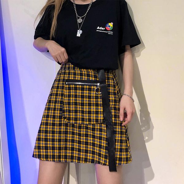 skirts harajuku bf women plaid high waist pocket with belt 2021 fahsion sweetwear grunge style casual female, Black
skirts harajuku bf women plaid high waist pocket with belt 2021 fahsion sweetwear grunge style casual female, Black