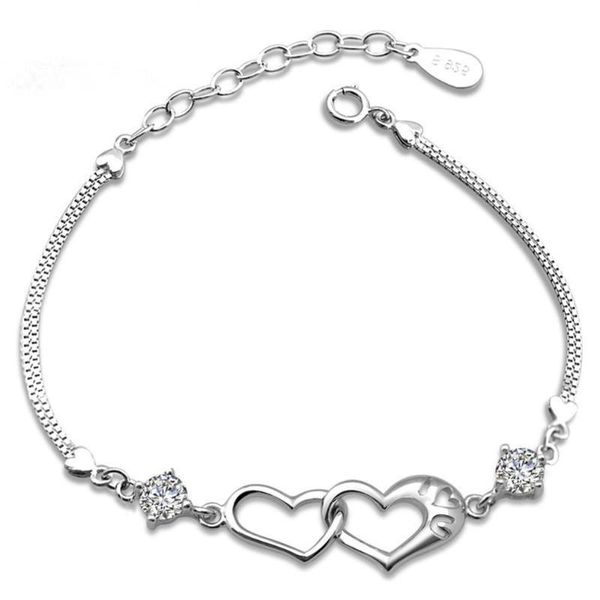 charm bracelets dual love heart wristband bracelet rhinestone bangle women jewelry gift, Golden;silver
charm bracelets dual love heart wristband bracelet rhinestone bangle women jewelry gift, Golden;silver