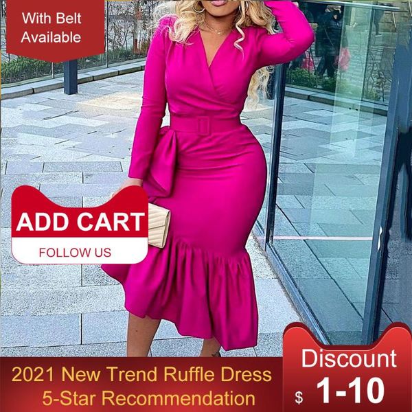 casual dresses rose women asymmetric ruffle midi dress spring high waist falbala mermaid robe femme vestiods elgant party dinner, Black;gray
casual dresses rose women asymmetric ruffle midi dress spring high waist falbala mermaid robe femme vestiods elgant party dinner, Black;gray