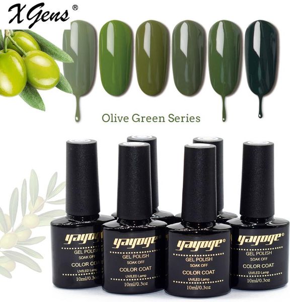 nail gel xgens 10ml polish 6 colors olive green series semi permanent vernis coat uv led varnish soak off art, Red;pink
nail gel xgens 10ml polish 6 colors olive green series semi permanent vernis coat uv led varnish soak off art, Red;pink