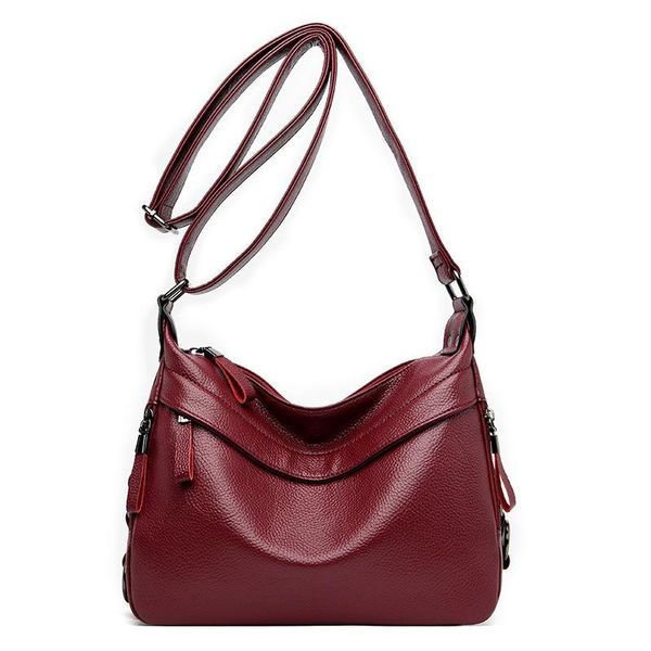 women's bag 2021 fashion simple soft leather shoulder crossbody evening bags