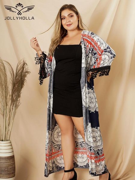 jollyholla 2021 women bikini beach cover up swimwear kimono cardigan robe maxi tassel 3/4 sleeves bohemian dresses bathing suit women's, White;black
jollyholla 2021 women bikini beach cover up swimwear kimono cardigan robe maxi tassel 3/4 sleeves bohemian dresses bathing suit women's, White;black