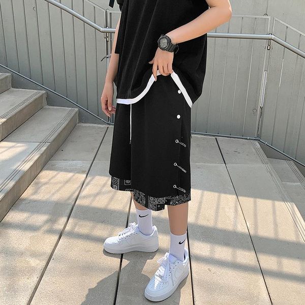 tide brand street fake two-piece pin decorative shorts male 2021 summer trend loose casual five points sweat mens men's, White;black
tide brand street fake two-piece pin decorative shorts male 2021 summer trend loose casual five points sweat mens men's, White;black
