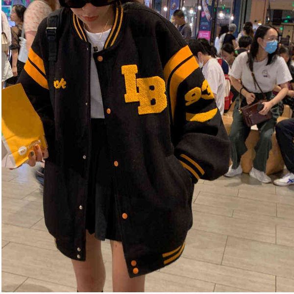 plus large size varsity jacket women coats hat winter jackets light warm ladies woman's coat bombers female outwear hooded y2k 211130, Black
plus large size varsity jacket women coats hat winter jackets light warm ladies woman's coat bombers female outwear hooded y2k 211130, Black