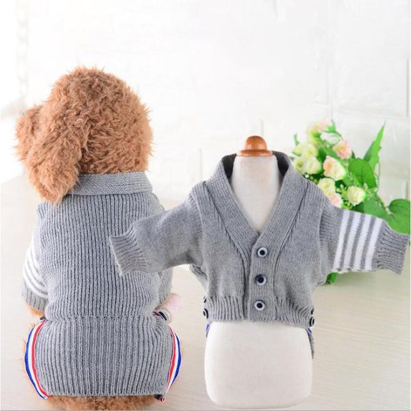dog apparel stripe pet cardigan sweaters coat with button autumn winter dogs bat shirt clothes british style cat knitwear for chihuahua
dog apparel stripe pet cardigan sweaters coat with button autumn winter dogs bat shirt clothes british style cat knitwear for chihuahua