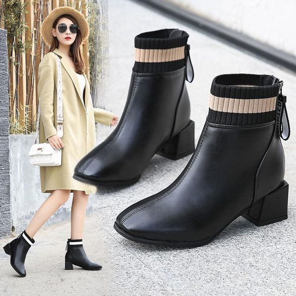 boots genuine leather women's low shoes woman chaussures platform for women 2021 womens ankle designer booties, Black
boots genuine leather women's low shoes woman chaussures platform for women 2021 womens ankle designer booties, Black