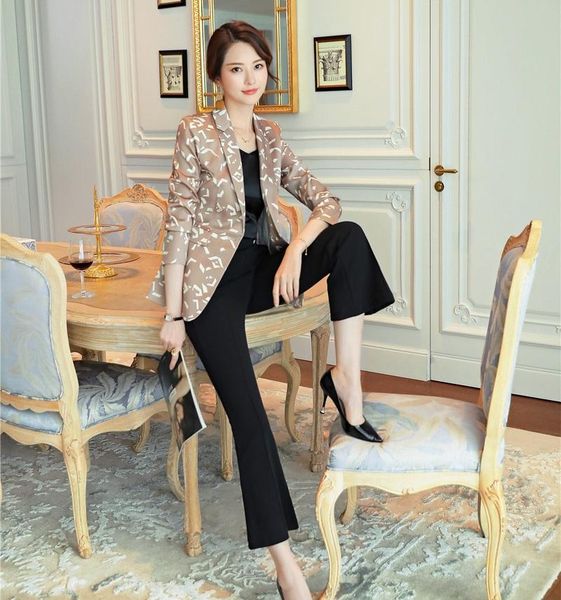 women's suits & blazers fashion ladies casual blazer women business with pant and jacket sets office uniform styles, White;black
women's suits & blazers fashion ladies casual blazer women business with pant and jacket sets office uniform styles, White;black