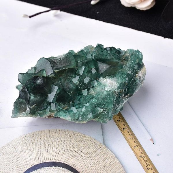 100% natural stone green fluorite mineral crystal specimen cluster stones health energy healing decoration decorative objects & figurines
100% natural stone green fluorite mineral crystal specimen cluster stones health energy healing decoration decorative objects & figurines