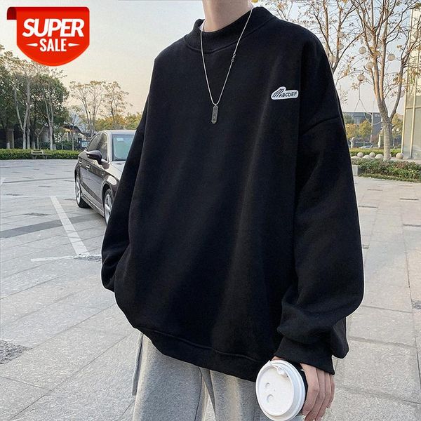 yemi fashion|fleece half-neck sweater men's hong kong style loose trend base shirt #ro4y, Black
yemi fashion|fleece half-neck sweater men's hong kong style loose trend base shirt #ro4y, Black