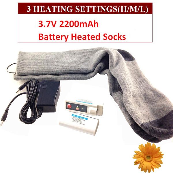 sports socks 2021 brand 3.7v electric heated soft warm cotton with 2200ma power lithium battery for winter boots shoes 1 pair, Black
sports socks 2021 brand 3.7v electric heated soft warm cotton with 2200ma power lithium battery for winter boots shoes 1 pair, Black